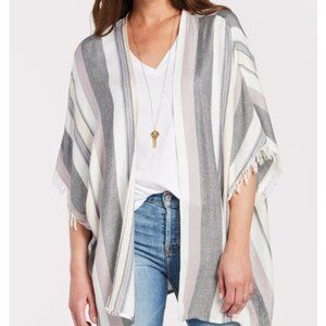 Evereve Sunday In Brooklyn Striped Kimono Size XS/S